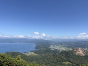 有珠山ロープウェイ　頂上からの景色