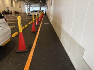 長崎マリオット駐車場からのアクセス