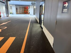 長崎マリオット駐車場からのアクセス